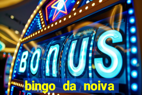 bingo da noiva para imprimir